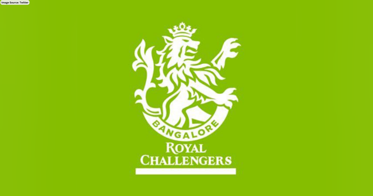 RCB release logo for 'Go Green' match against RR